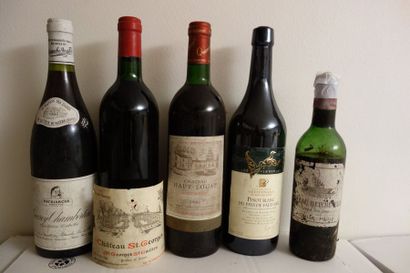 5 bouteilles château HAUT LOGAT 1986 5 bouteilles...
