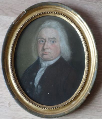 Ecole anglaise du XVIIIème siècle Portrait...