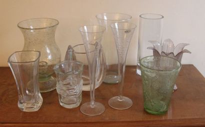 null Lot de vases en verre