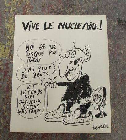 null REISER (REISER Jean-Marc, dit) (1941-1983)
Nucléaire - Gag en 1 planche originale...