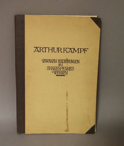 null KAMPF (Arthur)1864 - 1950: Zwanzig Radierungen zu Shakespeare Werken. Berlin,...