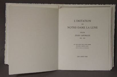 null Jules LAFORGUE - Jean JANSEM ill. L'imitation de Notre Dame de la Lune Editions...