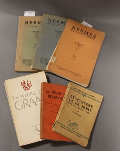 null REVUES. Hermès. N° 1, printemps 1963. Les Cahiers d’Hermès, n° 1 & 2. 1947....