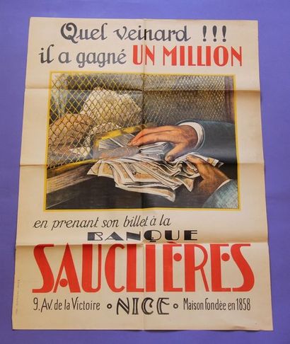 null Lot de 12 affiches:
- La loterie nationale Imprimerie SA Courbet, Paris, Bon...