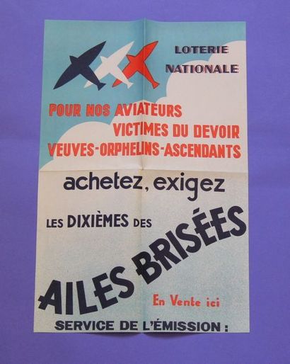 null Lot de 12 affiches:
- La loterie nationale Imprimerie SA Courbet, Paris, Bon...