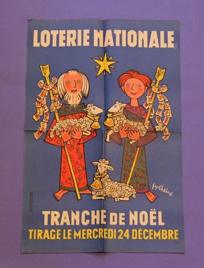 null Lot de 15 affiches:
- Loterie nationale, Gros lot 60 millions 1959, Imprimerie...