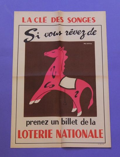 null Lot de 15 affiches:
- Piem, Loterie Nationale, Grand Prix de Paris 1957, Le...