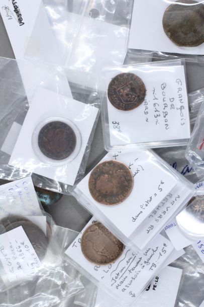 null Lot de pièces de monnaies françaises anciennes