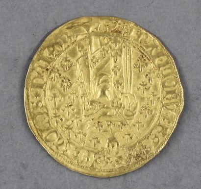 Charles VII Royal d'or, 1ère émission, 1429,...
