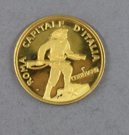 null Médaille commémorative du premier centenaire de Rome comme capitale de l’Italie...