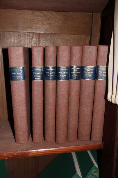 null Lot de livres dont grand armorial de France (6 vol. + sup.)