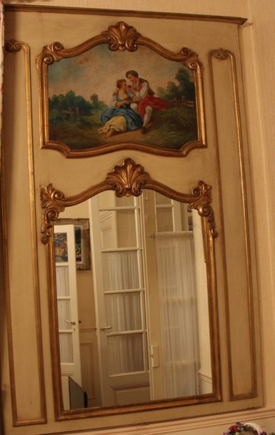 null Trumeau de style Louis XV 155x102 cm