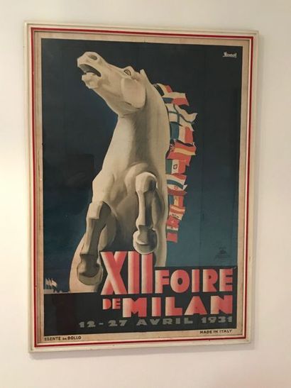 null Marcello NIZZOLI (1887-1969)
Affiche de la Manifestation officielle de la foire...