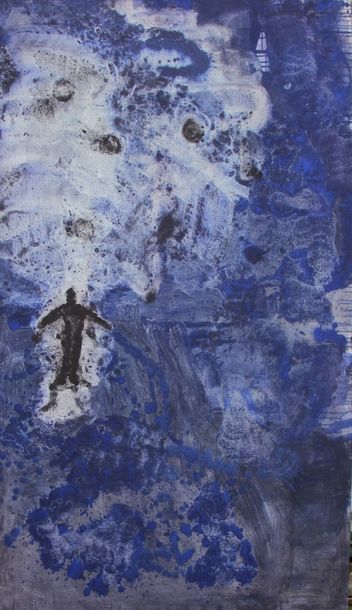 null Manuel AMORIM (1950-) Insomnia, 1988 Peinture à l'essence sur toile signée et...