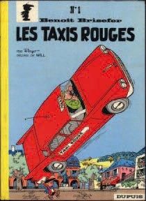 PEYO 1 ALBUM BENOÎT BRISEFER - Les taxis rouges Dupuis 1962, Etat 3443 EO album en...