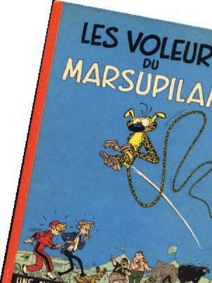 FRANQUIN, ANDRÉ 1 ALBUM SPIROU ET FANTASIO - Les voleurs du Marsupilami Dupuis 1955,...