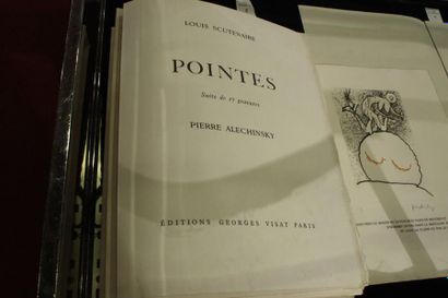 PIERRE ALECHINSKY-SCUTENAIRE Pointes. Éditions Georges Visat, 1972. Suite de 17 gravures...