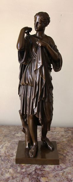 null Sculpture en bronze représentant une femme debout à l'antique


Barbedienne...