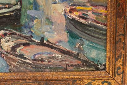 null Jean AUBERY (1880-1952).

Le Port.

Huile sur toile, signée en bas à droite.

H_38...