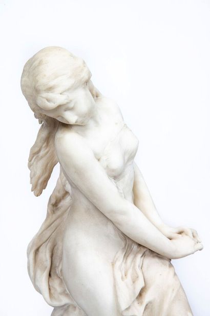 null 
Mathurin MOREAU (1822-1912).

Femme et amour, allégorie de l'été.

Groupe en...