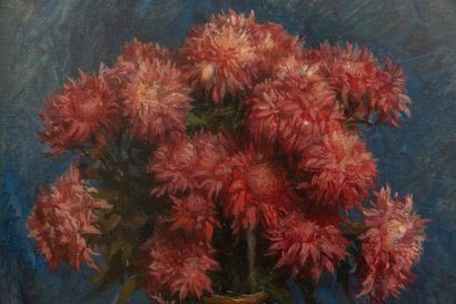null Giuseppe FACCHINETTI (1893-1951).

Bouquet de chrysanthèmes.

Huile sur toile,...