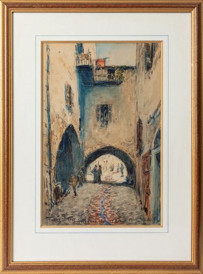 null Frank William BOGGS, dit FRANK-WILL (1900-1951).

Villefranche-sur-Mer, Rue...