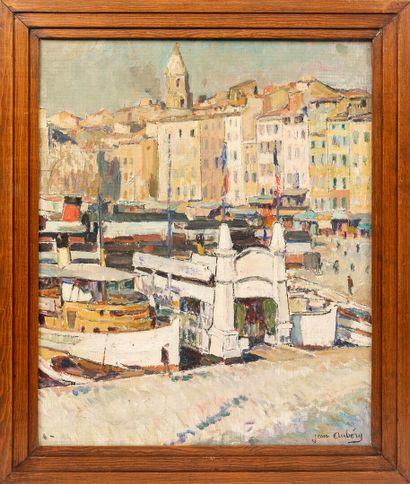 null Jean AUBERY (1880-1952).

Le port de Marseille.

Huile sur toile, signée en...