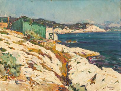 null Jean AUBERY (1880-1952).

Marseille, les Calanques.

Huile sur toile, signée...