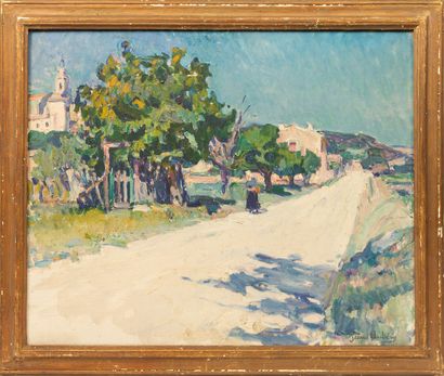 null Jean AUBERY (1880-1952).

Provence, le chemin.

Huile sur toile, signée en bas...