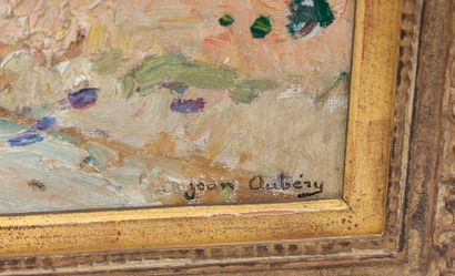 null Jean AUBERY (1880-1952).

Paysage au village perché.

Huile sur toile, signée...