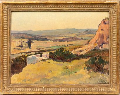 null Jean AUBERY (1880-1952).

Paysage du Vaucluse, n°7.

Huile sur toile, signée...