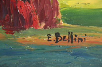 null Emmanuel BELLINI (1904-1989).

La Vernéa. Fête.

Huile sur toile, signée en...