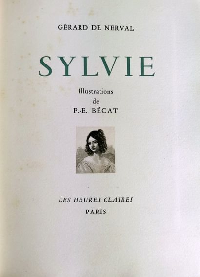 null Lot d'ouvrages illustrés par Paul-Emile BECAT (1885-1960), comprenant :

- NERVAL...