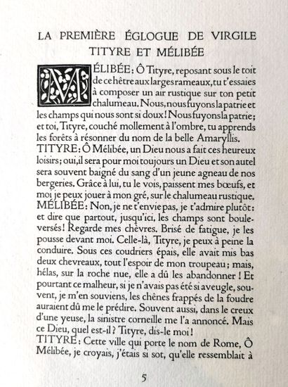 null MAILLOL (Aristide - ill) et VIRGILE.

Les Eglogues. Texte original et traduction...