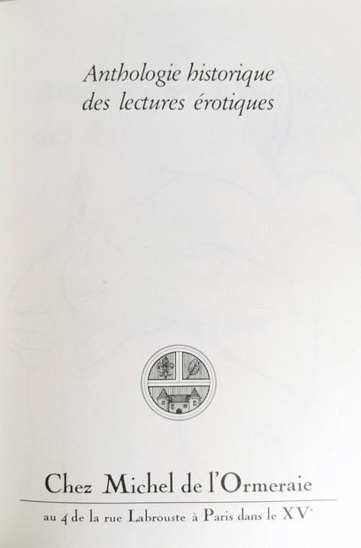 null PAUVERT (Jean-Jacques)

Anthologie historique des lectures érotiques de Sade...
