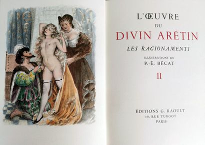 null BECAT (Paul-Emile - ill) et ARETIN (Pietro Aretino dit L'). 

L'Oeuvre du divin...