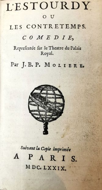 null [COMEDIE]. MOLIERE (Jean-Baptiste Poquelin dit.)

Deux ouvrages : L'estourdy...