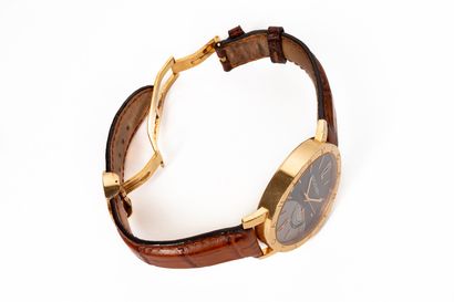 null BVLGARI.

Men's wristwatch model "BB P 41 GL", the case in slightly pink gold...