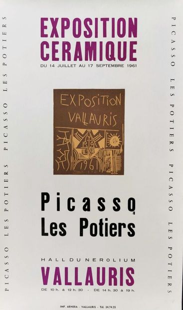 null Pablo PICASSO (1881-1973), after.

Meeting of four posters of ceramic exhibition:...
