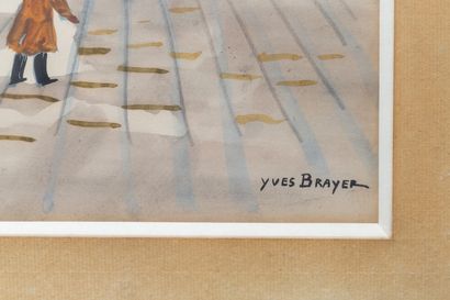null Yves BRAYER (1907-1990).

Quartier San Barnabé, Venise, 1972.

Aquarelle sur...