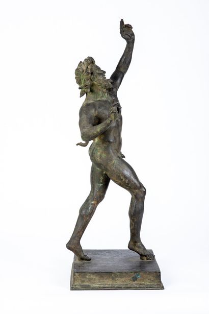 null School of the 19th century, after the Antique.

Dancing faun of Pompeii.

Sculpture...