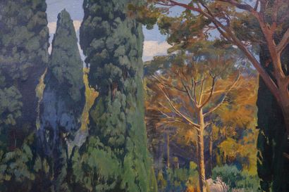 null Hermann NESTEL (1858-1905).

View of Bordighera.

Large oil on canvas, signed...