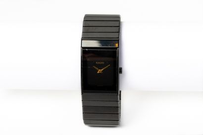 null RADO.

Montre bracelet mixte modèle "Diastar" à boîtier et bracelet en céramique...