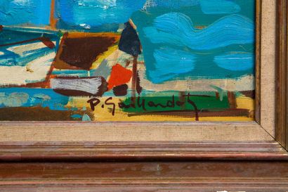 null Pierre GAILLARDOT (1910-2002).

Saint-Tropez.

Huile sur toile, signée en bas...