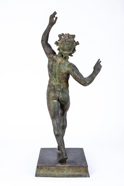 null School of the 19th century, after the Antique.

Dancing faun of Pompeii.

Sculpture...
