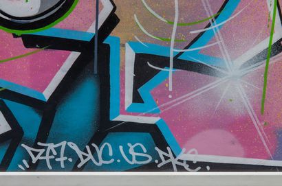 null ZENOY (street art - William PINÇON, born in 1974).

Popeye - Parisian metro...