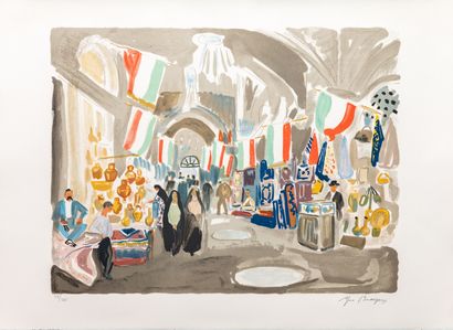 null Yves BRAYER (1907-1990). 

Feast and light of Iran. 

Large folio work, Italian...