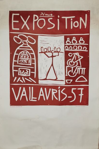 null Pablo PICASSO (1881-1973), after.

Vallauris Exhibition, 1957.

Exhibition poster...