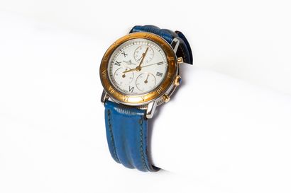 null BAUME & MERCIER, Geneva.

Ladies' wristwatch with steel and gilt metal case.

White...