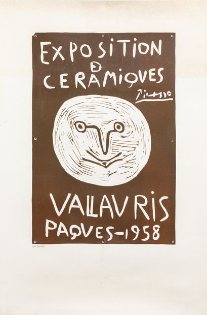 null Pablo PICASSO (1881-1973), after.

Exhibition of ceramics - Vallauris, Easter...